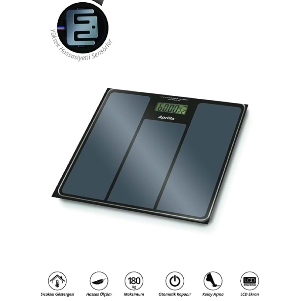 Aprilla Dijital Banyo Baskülü ABS 1033