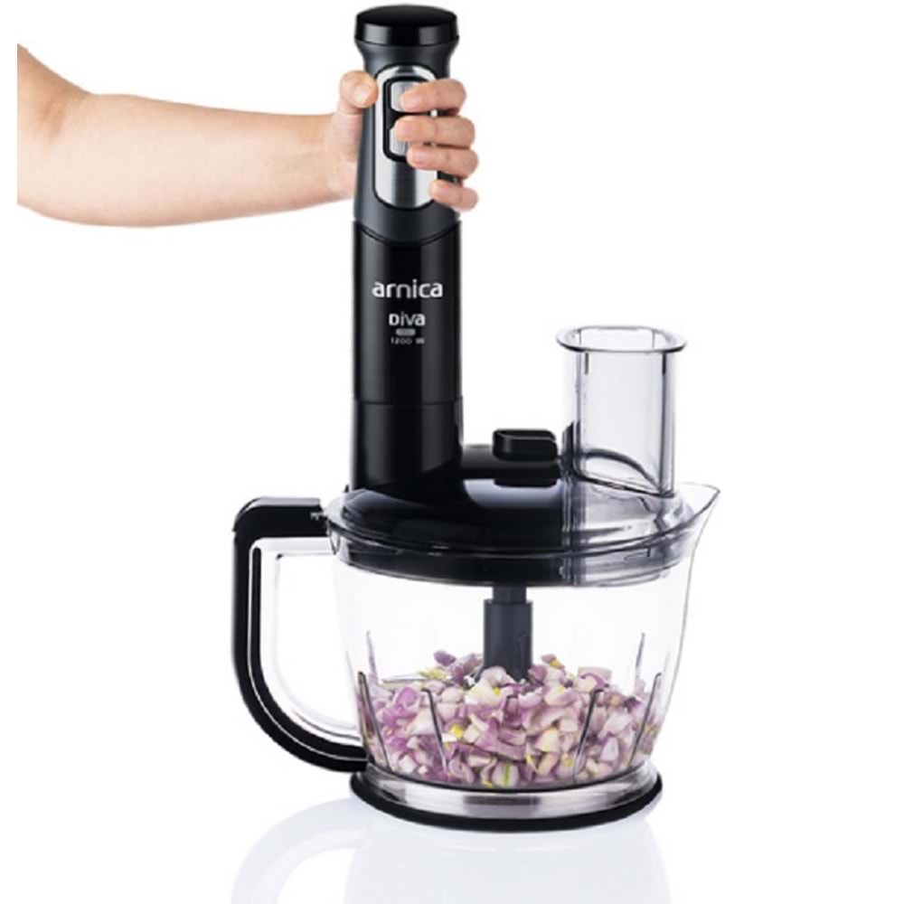 Arnica Diva Pro Rendeli Blender Seti Siyah GH21803