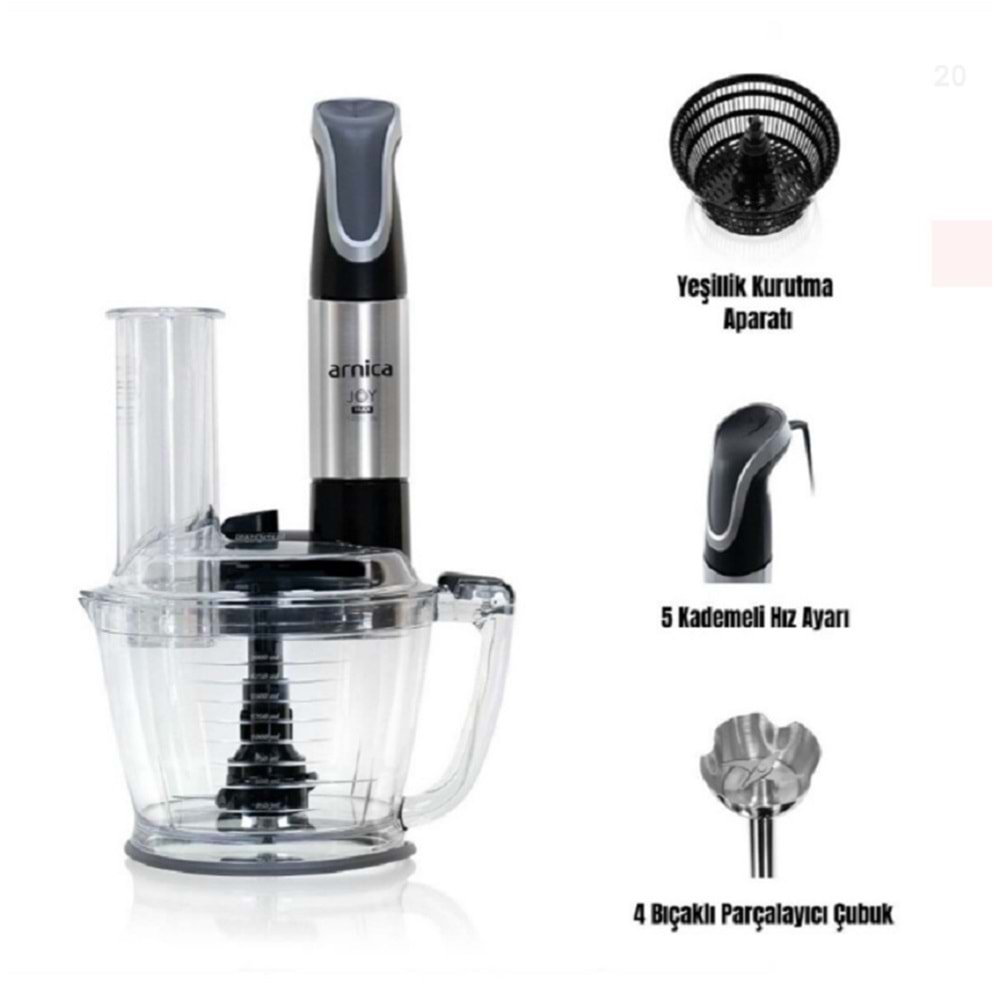 Arnica Joy Max Rendeli Blender Seti Gh21820
