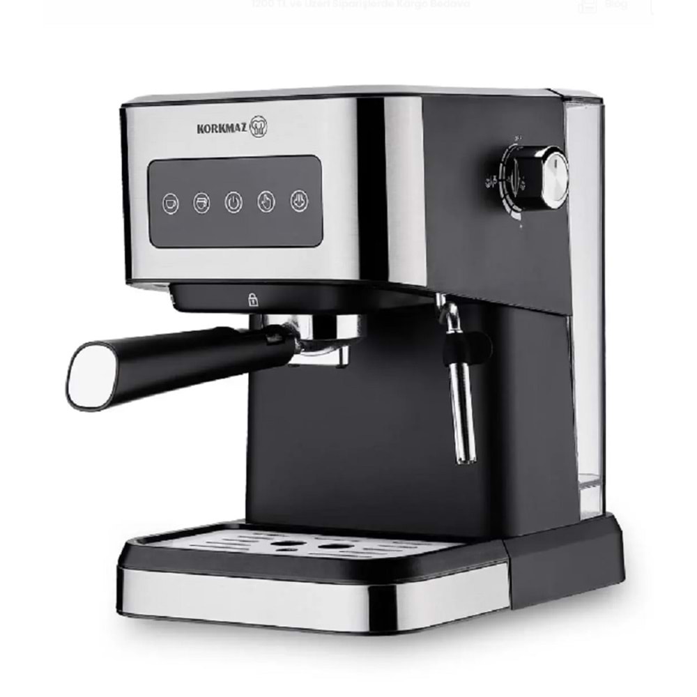 Korkmaz Java Süt Köpürtücülü Espresso Kahve Makinesi A981