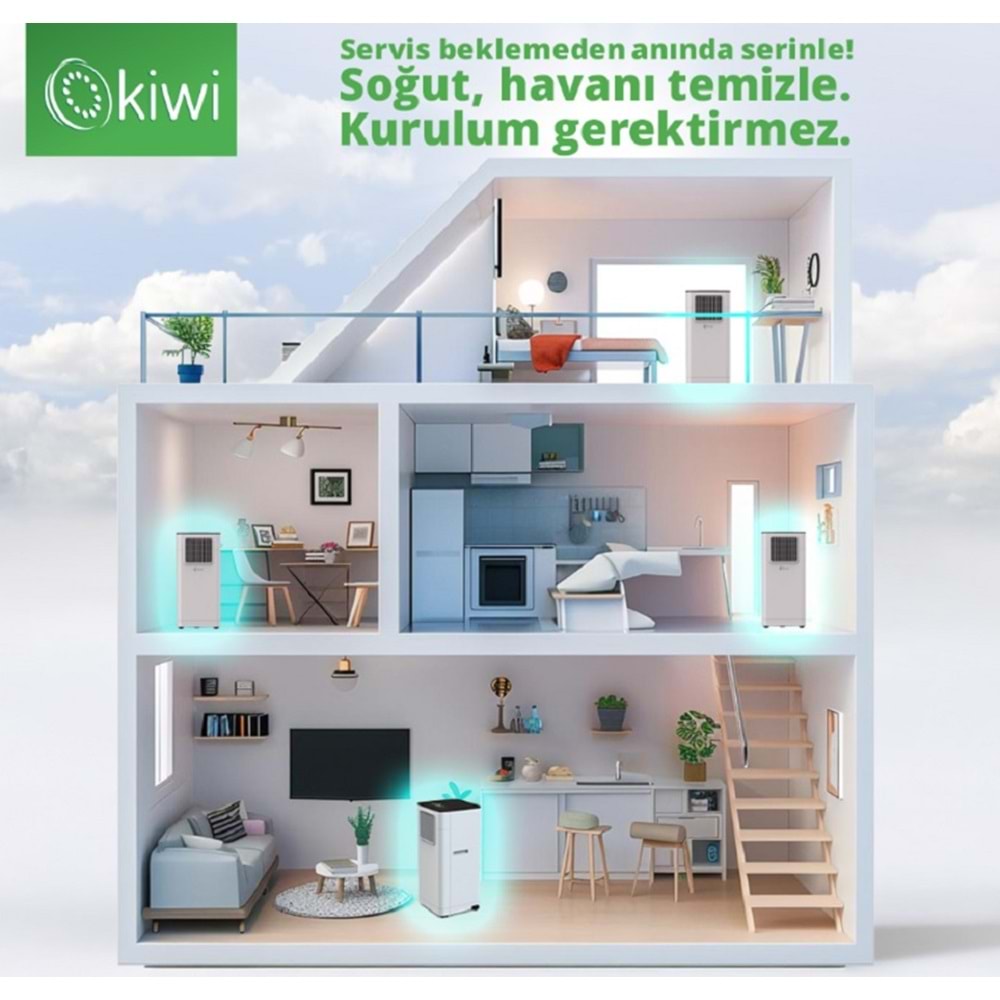 Kiwi Portatif Klima KAC-7911