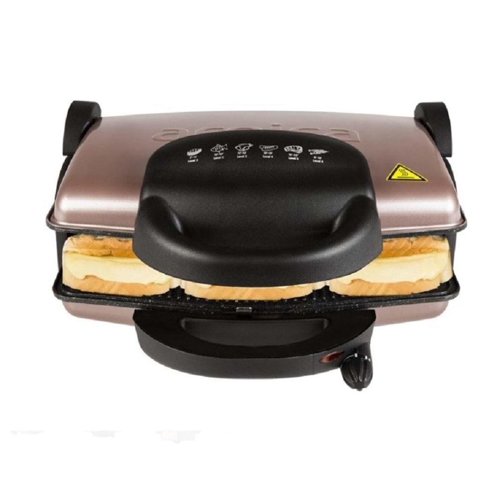 Arnica Ayvalık Granit Tost Makinesi Rose GH26112