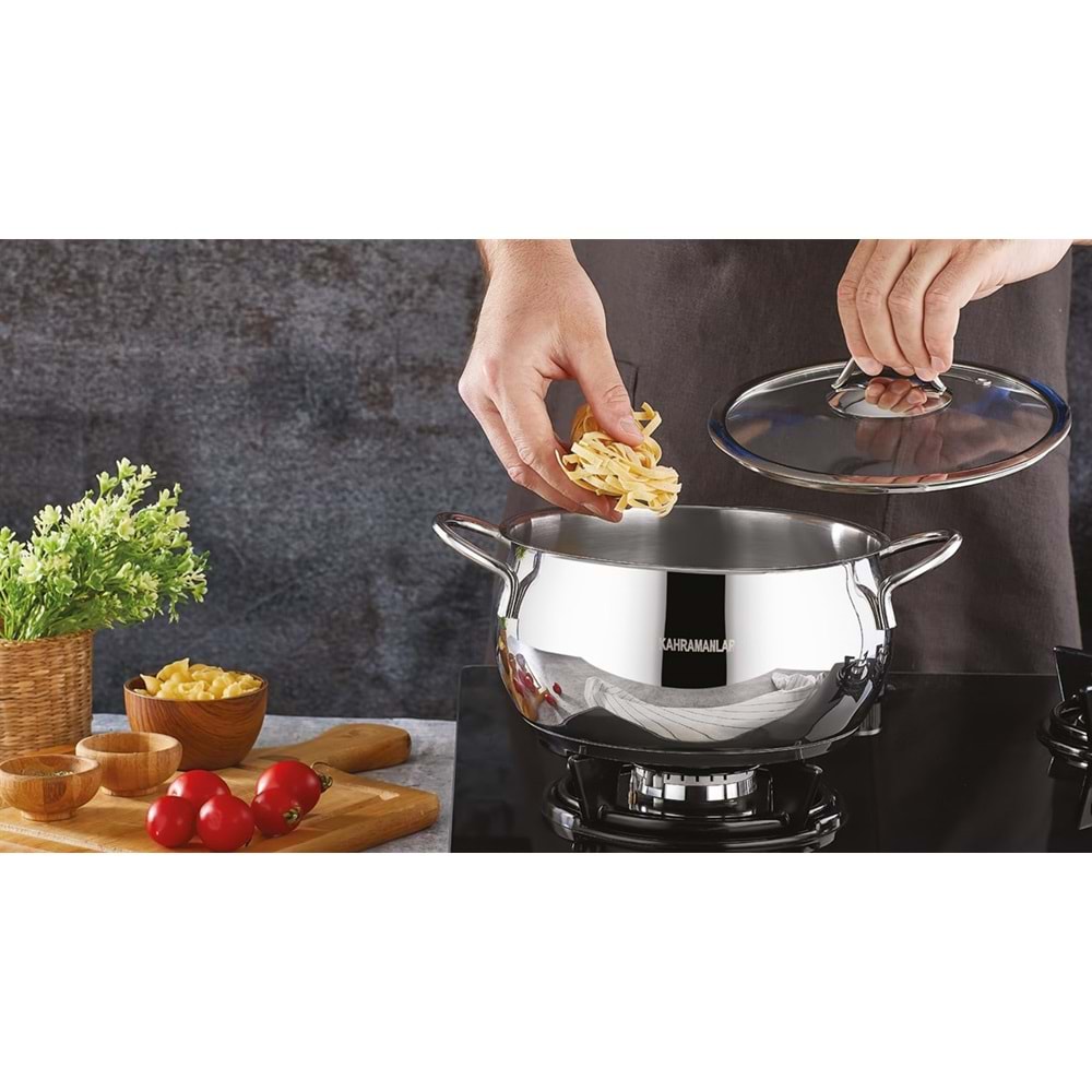 Kahramanlar 24X14 Elit Çelik Tencere 2051