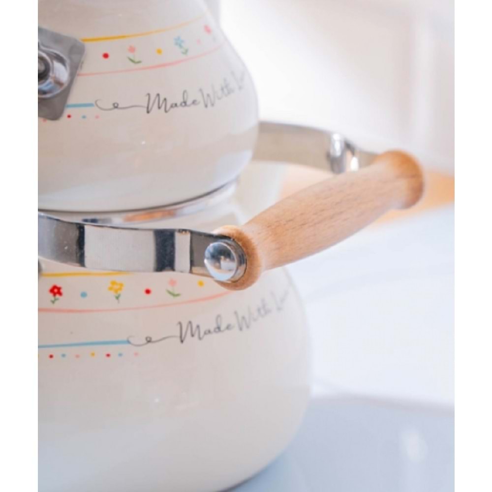 Acar Made With Love Emaye Çaydanlık 7709