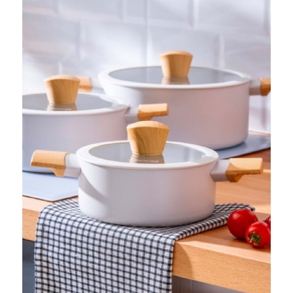 Acar Ultimate Pro 6 Parça Seramik Tencere Seti 6773