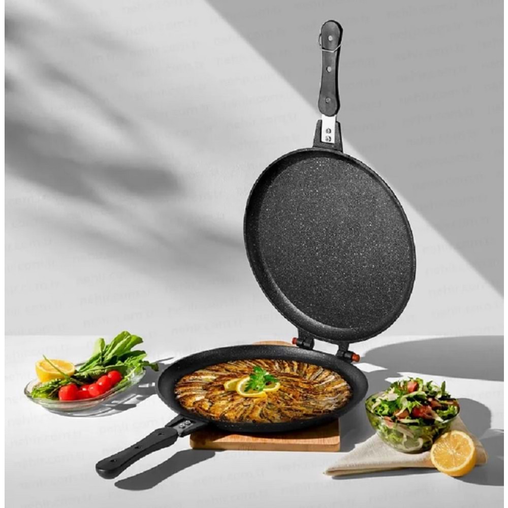 Nehir 30 cm Döküm Balık ve Börek Tavası