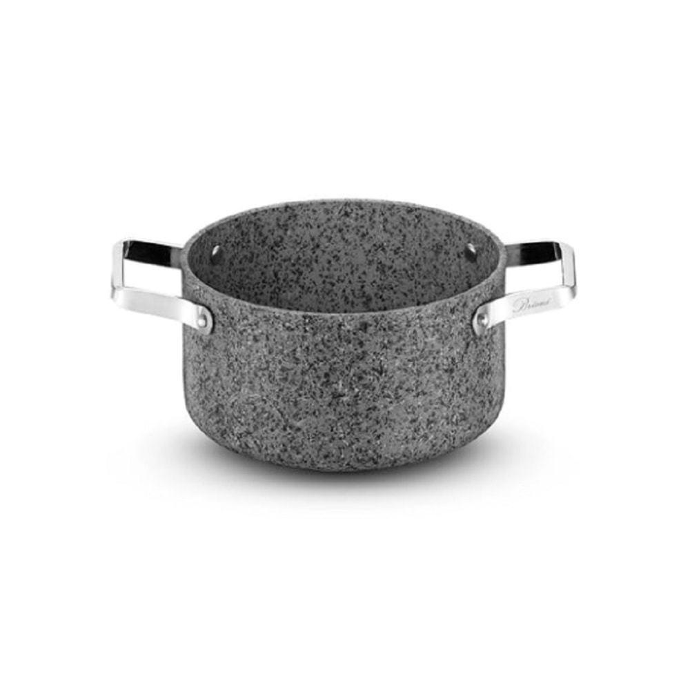 Brioni Stone-H 20 cm Çizilmez Yanmaz Yapışmaz Derin Tencere SH-130