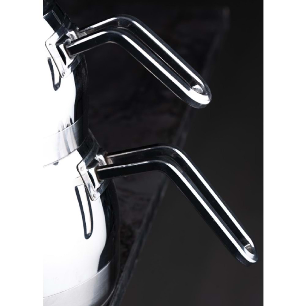 Acar Alexi Aile Boy Çelik Çaydanlık - Metal Kulp 21-0457