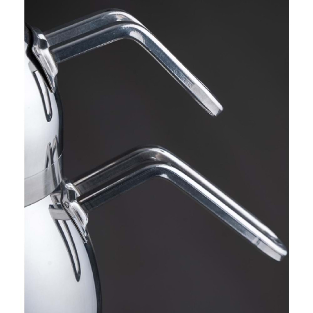 Acar Alexi Orta Boy Çaydanlık Takımı Metal Kulp 21-0456