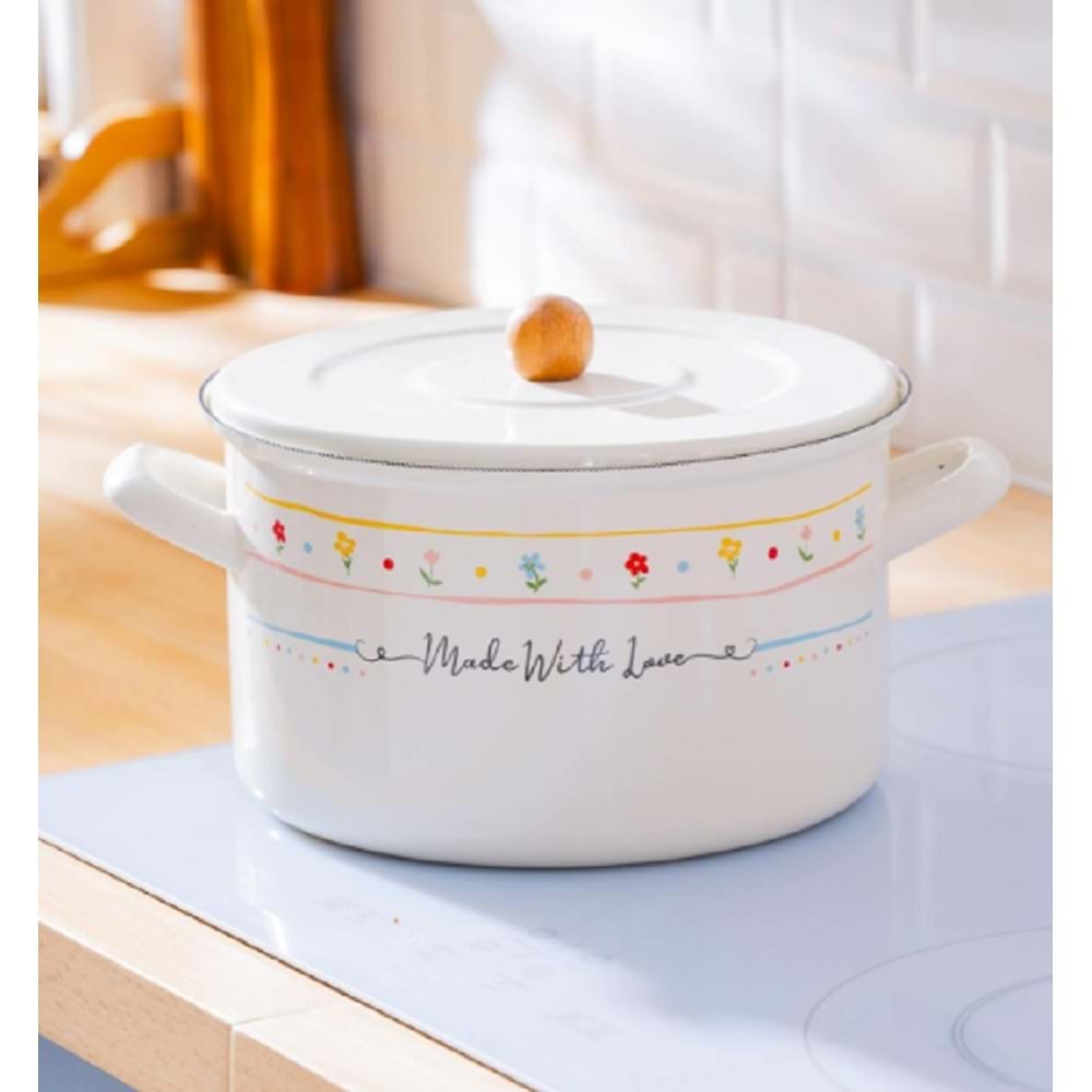 Acar Made With Love Emaye Kızartma Tenceresi - 24 cm 7706