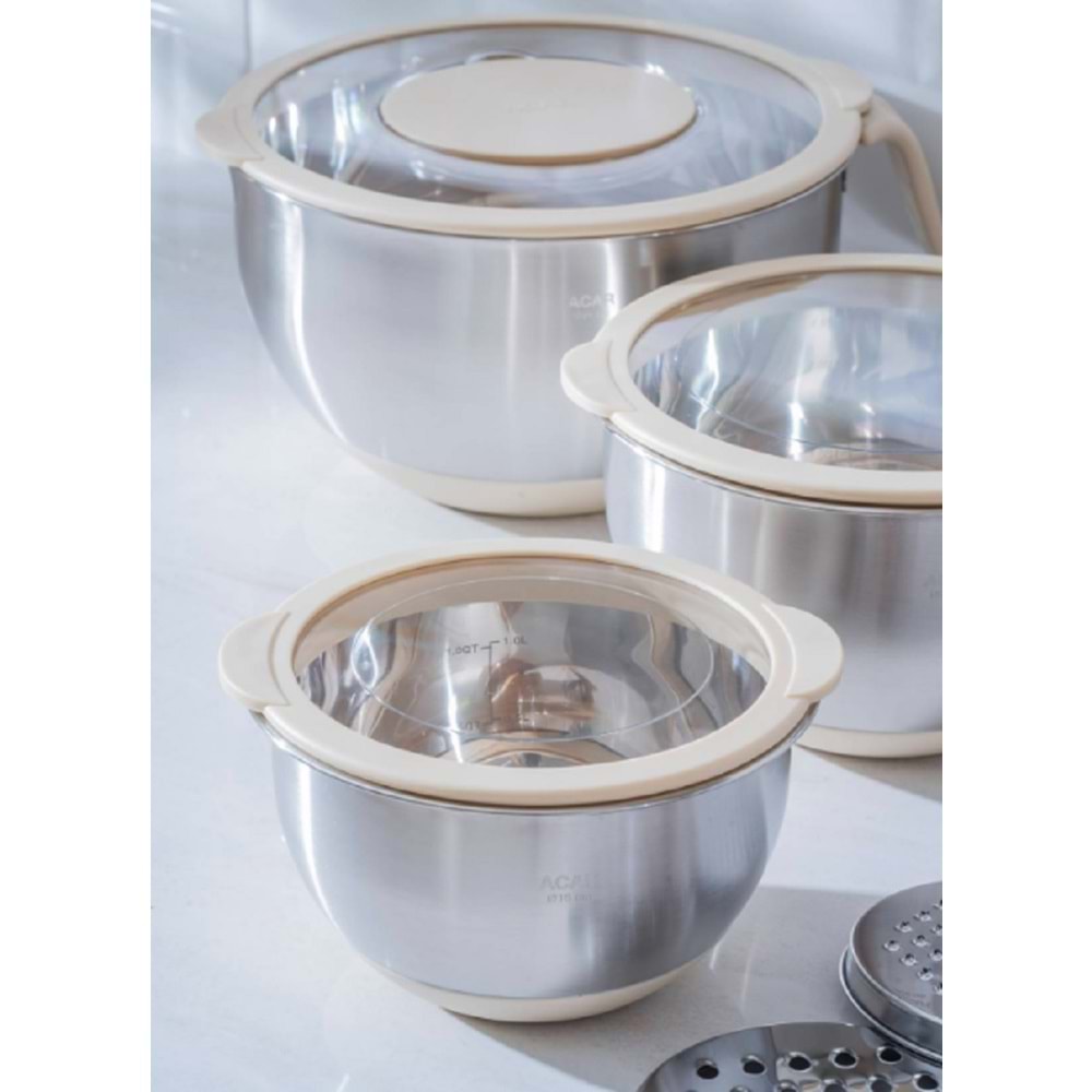 Acar Focus Pro Karıştırma ve Saklama Kabı Seti 8121