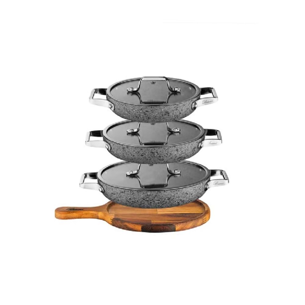 Brioni Yanmaz-Yapışmaz 3 lü Sahan Seti SH-110101