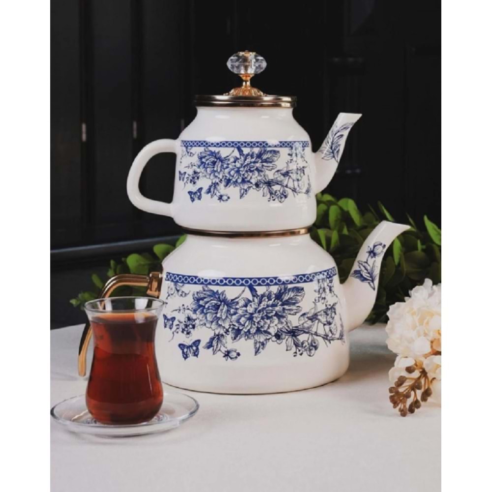 Miss Betty Emaye Çaydanlık Takımı Blue Life 8324-01