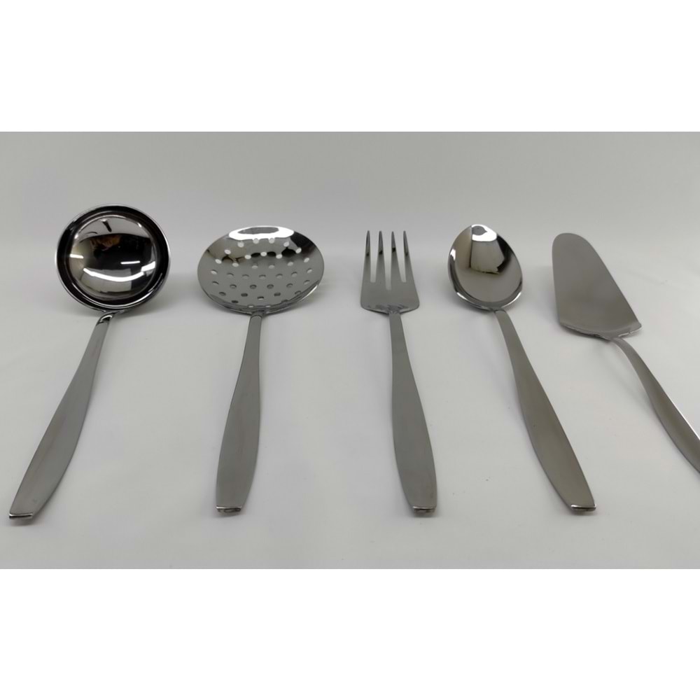 Nehir Sahra Sade 5 Parça Servis Takımı