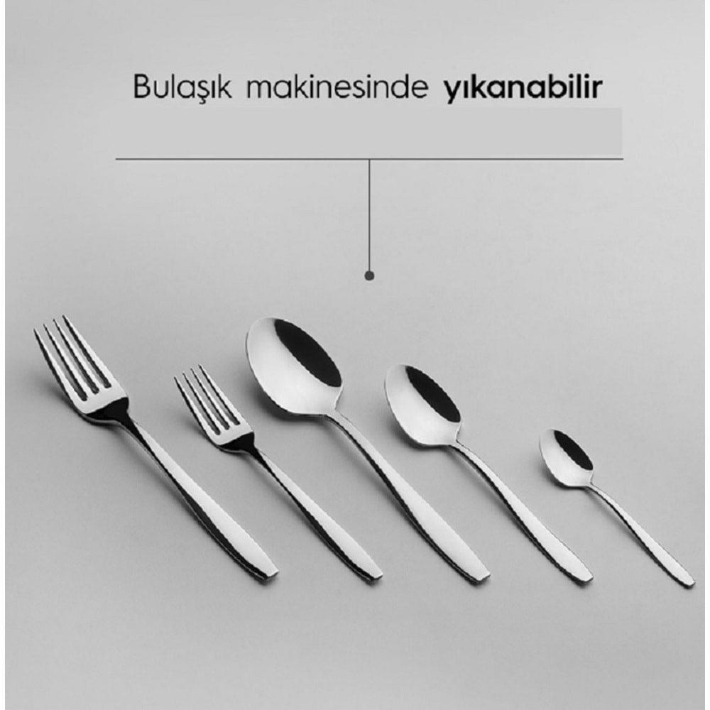 Nehir Sahra 30 Parça Kaşık Takımı