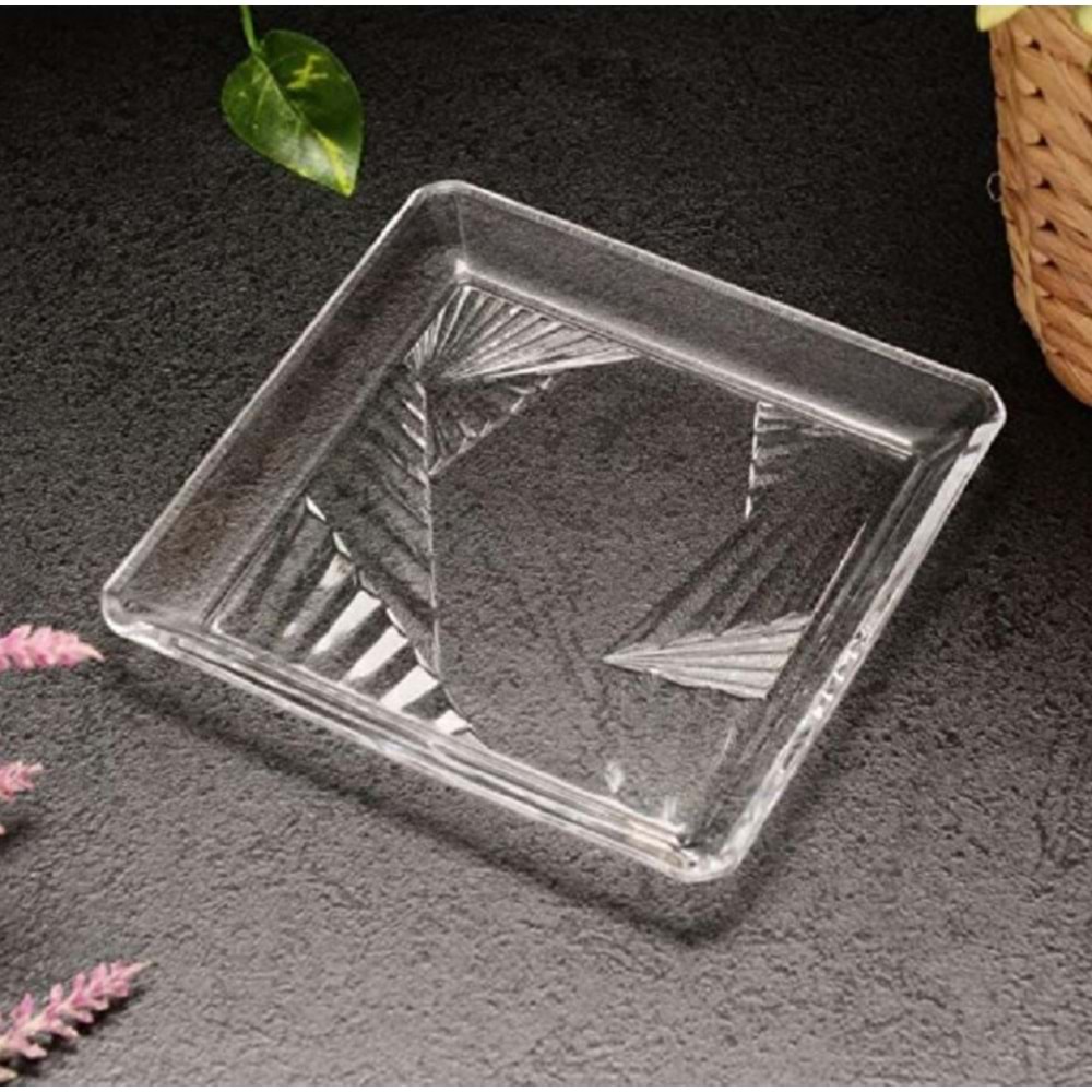 Paşabahçe Madlen 2 li Cam Tatlı Tabağı 68317