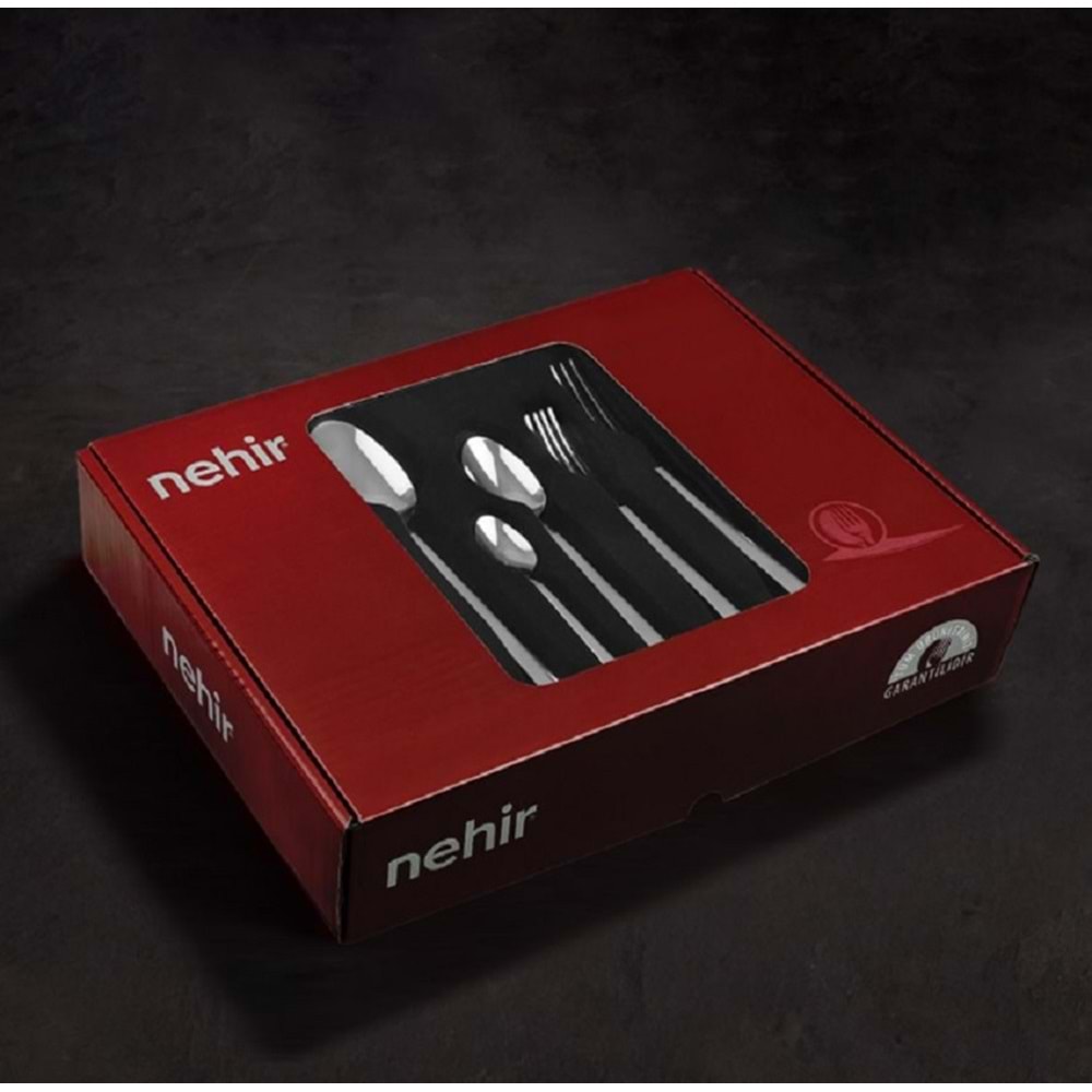 Nehir Lizbon 72 Parça 12 Kişilik Çatal Kaşık Bıçak Takımı
