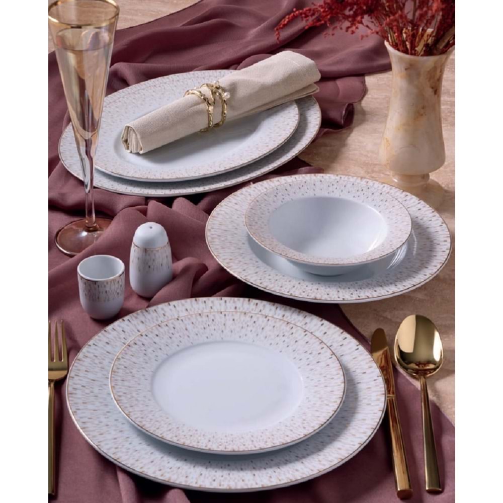Güral 54 Parça 12 Kişillik Porselen Yemek Takımı YT9305619
