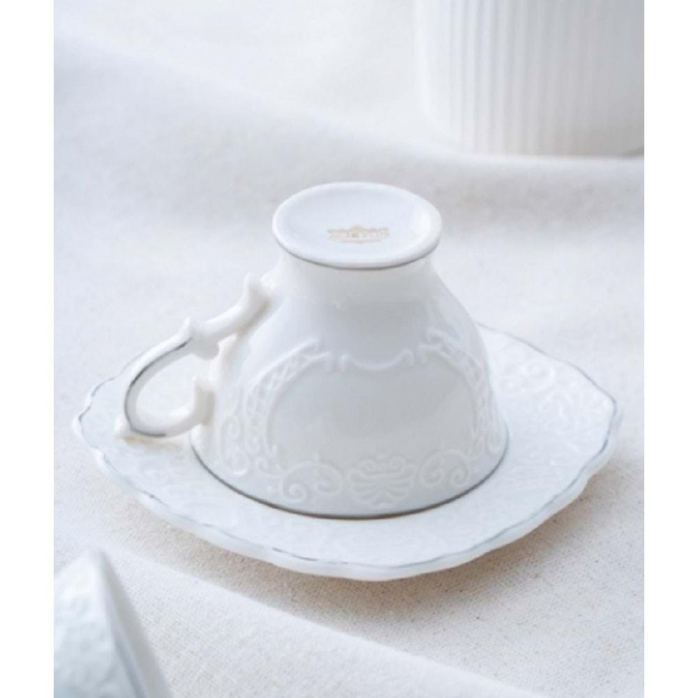 Acar Angela Gold 6 Kişilik Kahve Fincan Takımı 6058