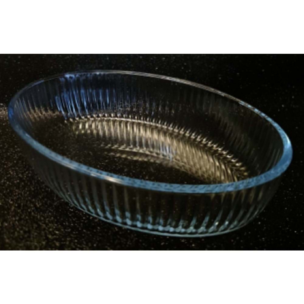 Borart Büyük Oval Tepsi Borcam Optikli 45474