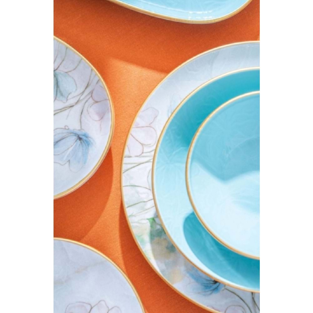 Acar Rae 27 Parça 6 Kişilik Seramik Yemek Takımı 8303