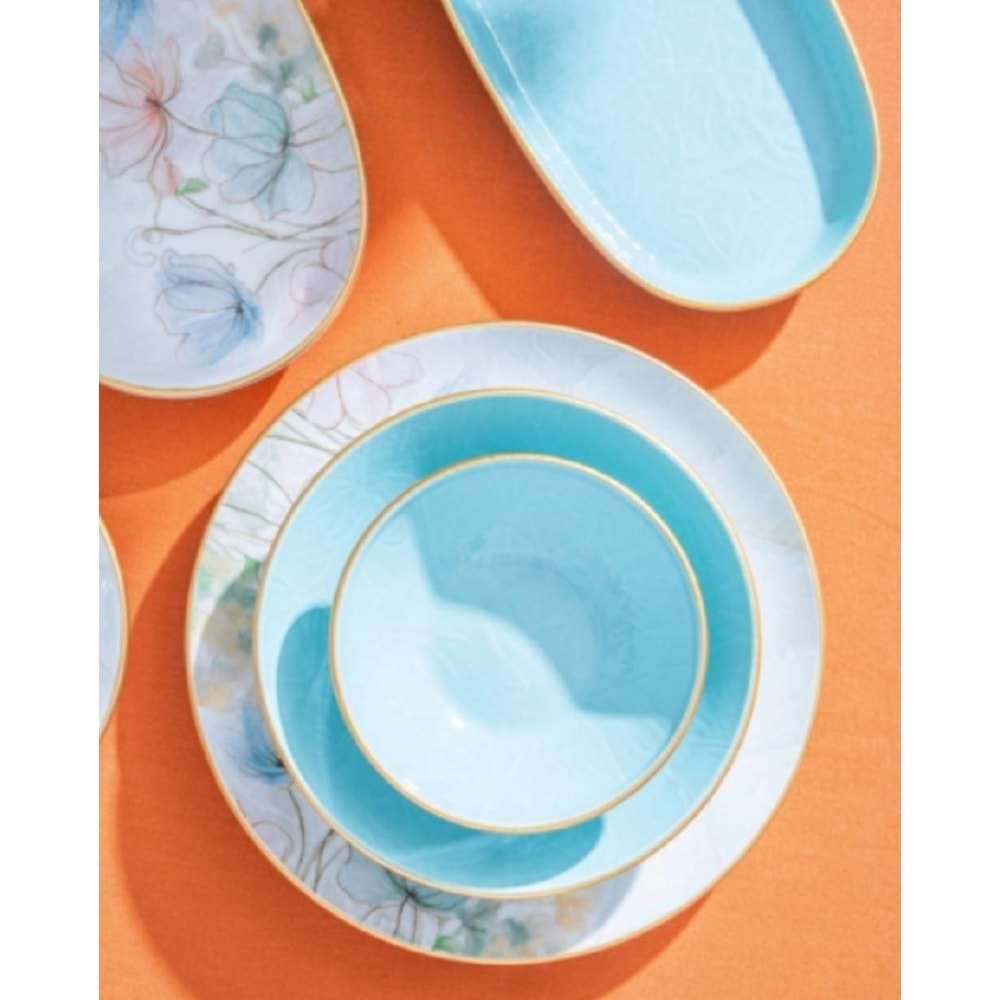 Acar Rae 27 Parça 6 Kişilik Seramik Yemek Takımı 8303