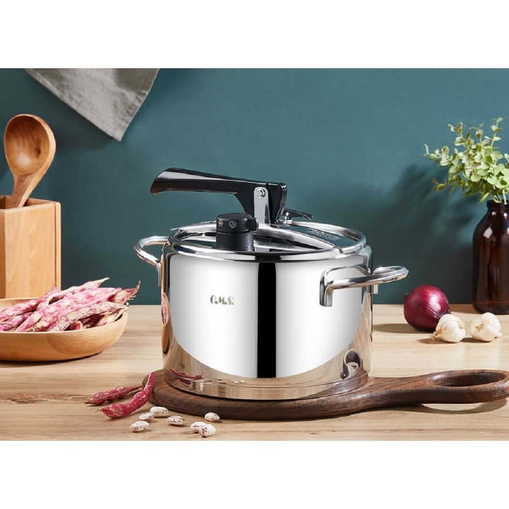 Oms 7 Lt Klasik Düdüklü Tencere 5110