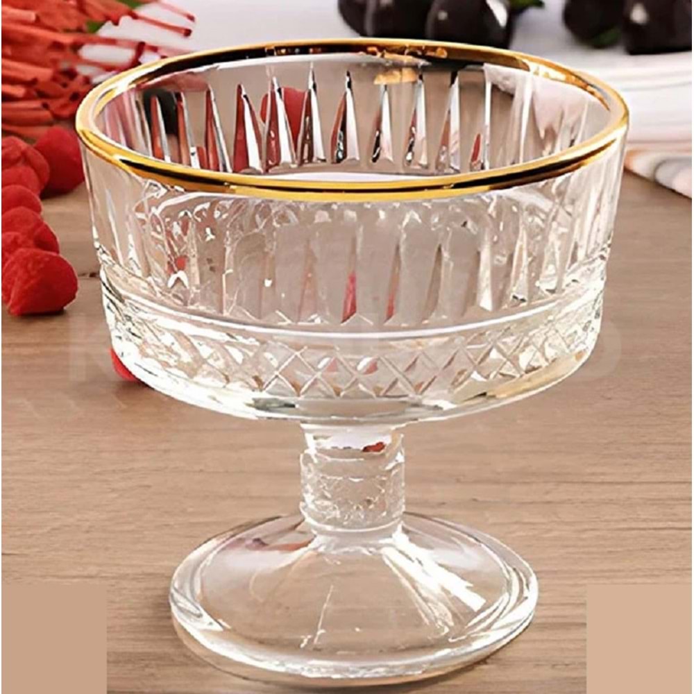 Paşabahçe Elysia Golden 2 li Ayaklı Sunum Kasesi 51749