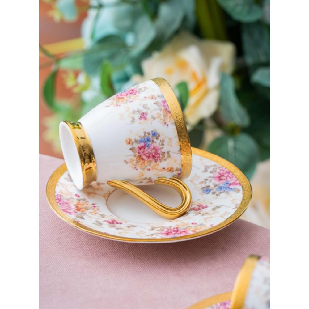 Acar Francis 6 Kişilik Kahve Fincanı Takımı 90 ML 6919