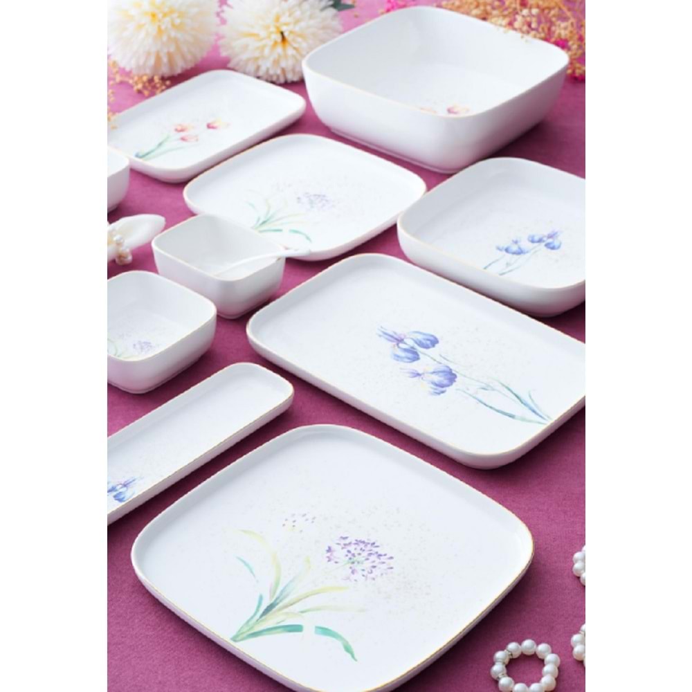 Acar Dente 6 Kişilik 45 Parça Kahvaltı ve Yemek Takımı 7419