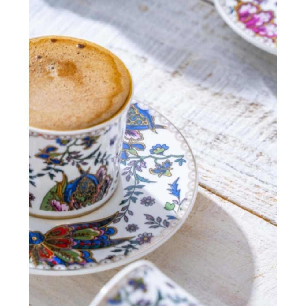 Acar Abigal 6 Kişilik Kahve Fincanı Takımı 90 ML 5995