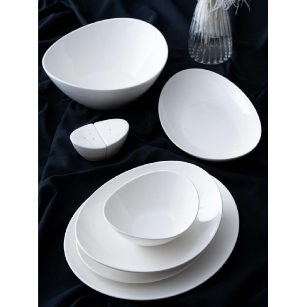 Acar Brinia 6 Kişilik 29 Parça Porselen Yemek Takımı 7120