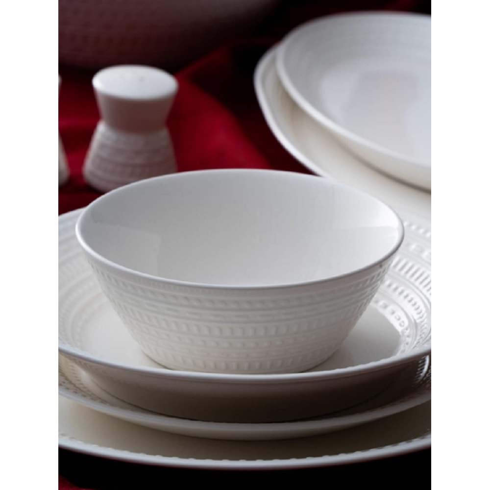 Acar Rienna 6 Kişilik 29 Parça Porselen Yemek Takımı 7123