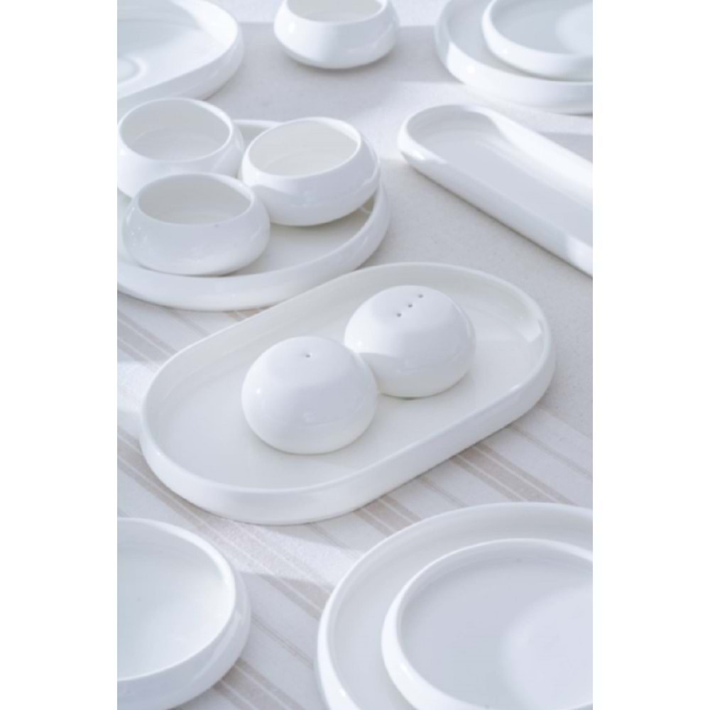 Acar Bianco Perla 27 Parça 6 Kişilik Porselen Kahvaltı Takımı 7365