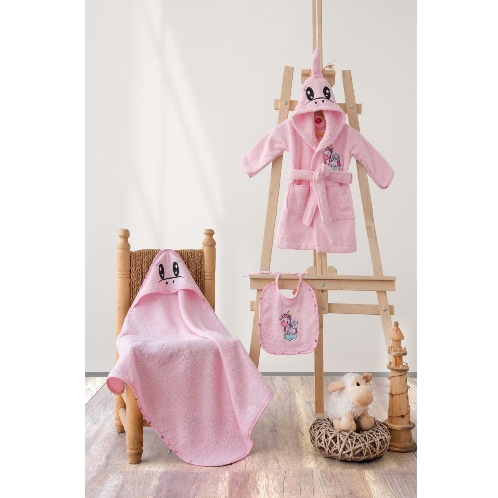 Cottonbox Bebek Banyo Set Unicorn Pembe-5380