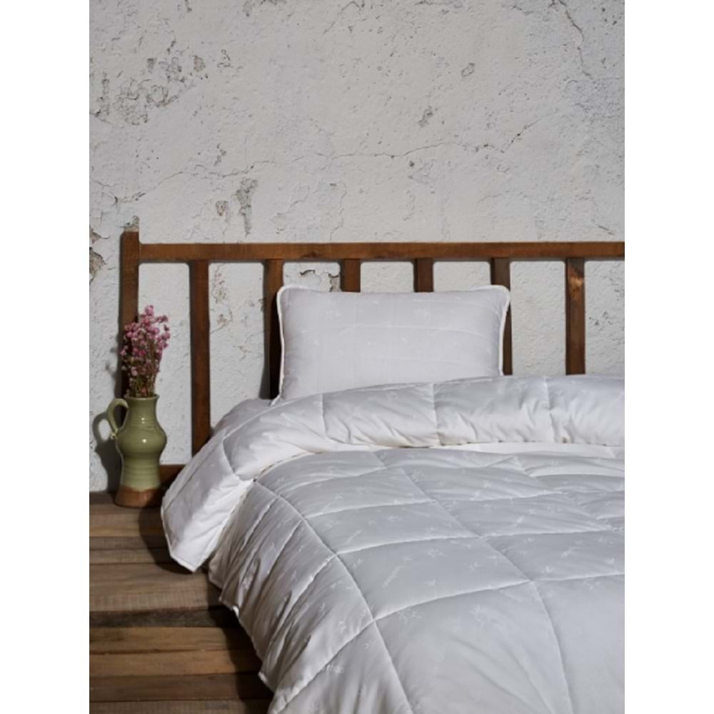 CottonBox 4101 Çift Kişilik Bambu Yorgan 195x215 Beyaz
