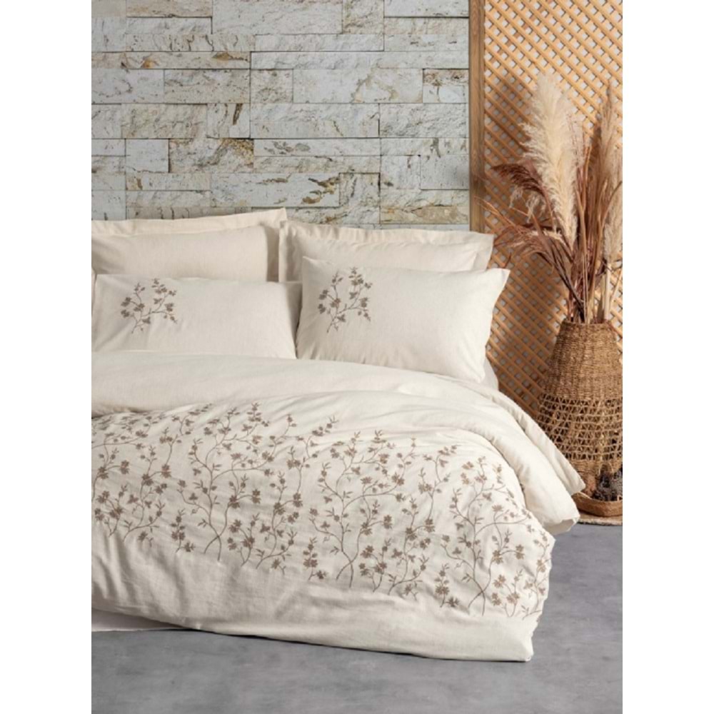 CottonBox Keten Hemera Çift Kişilik Nevresim Takımı