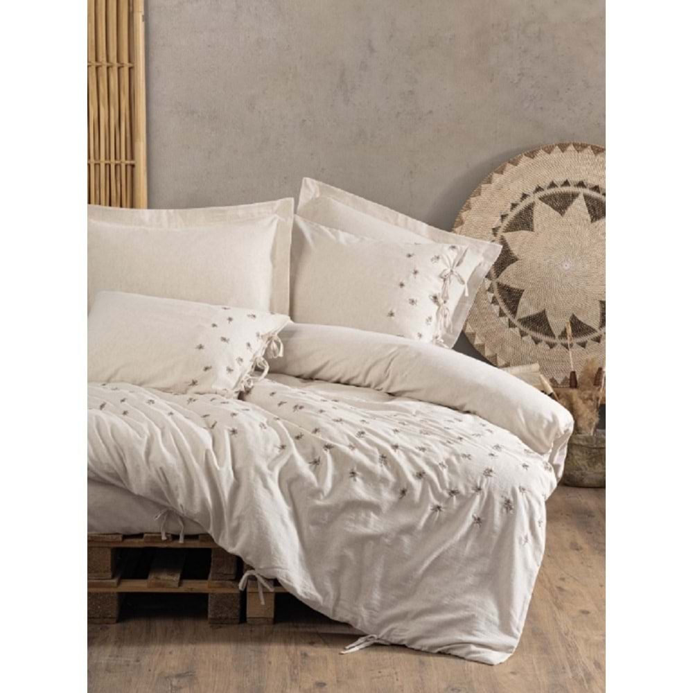 CottonBox Keten Arie Çift Kişilik Nevresim Takımı