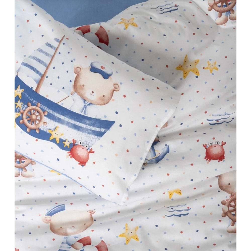 Cotton box Bebek Nevresim Takımı Seaman Mavi