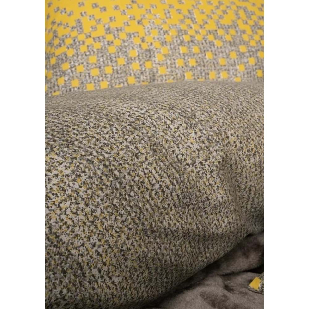 Cotton Box Battaniyeli Oyster Kahve Çift Kişilik Nevresim Takımı