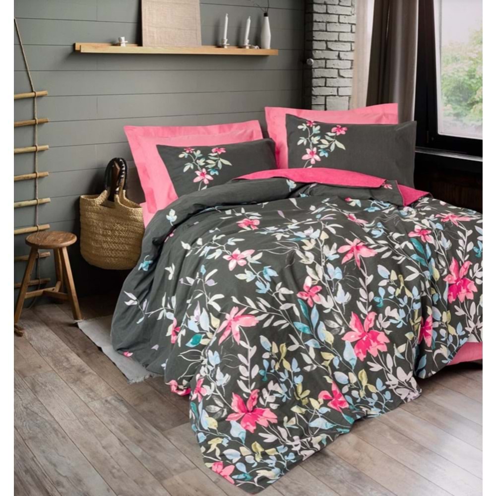Cotton Box Feminen Çift Kişilik Nevresim Takımı Merlin Pembe