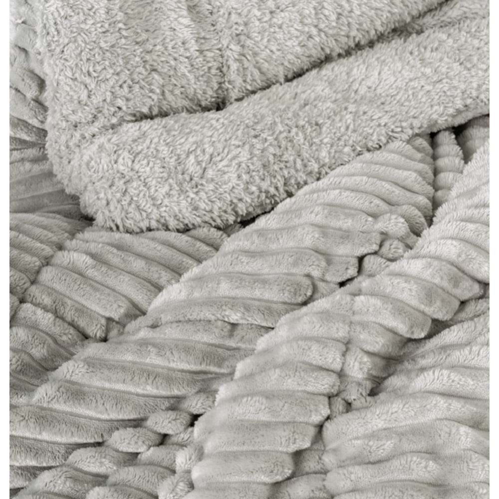 Cotton Box Wave Çift Kişilik Yorgan Gri 195x215 cm