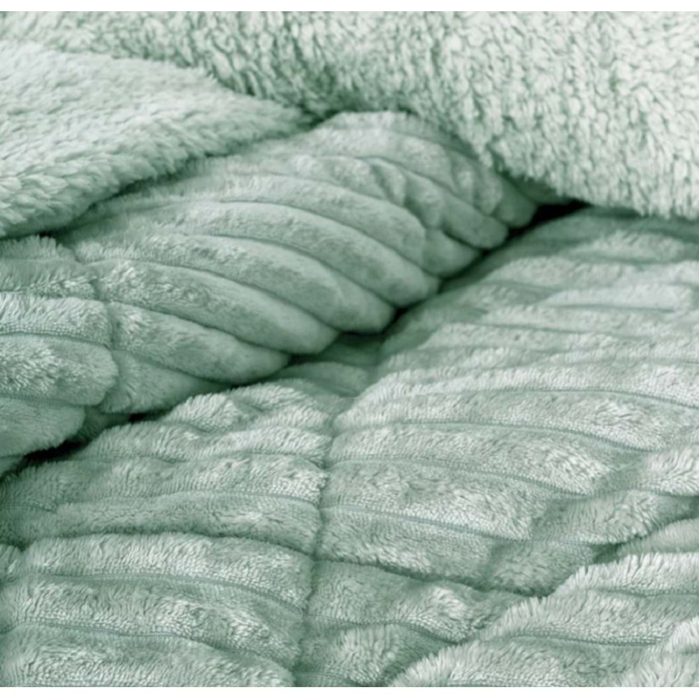 Cotton Box Wave Tek Kişilik Yorgan Adaçayı 155x215 cm