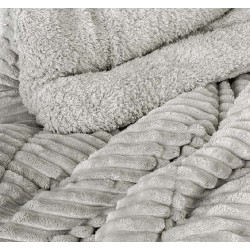 Cotton Box Wave Tek Kişilik Yorgan Gri 155x215 cm