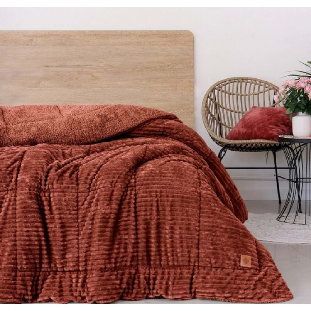 Cotton Box Wave Tek Kişilik Yorgan Tarçın 155x215 cm