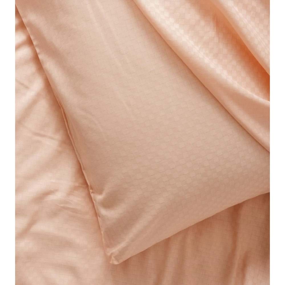 Cotton Box Plaid Ranforce Somon Çift Kişilik Nevresim Takımı