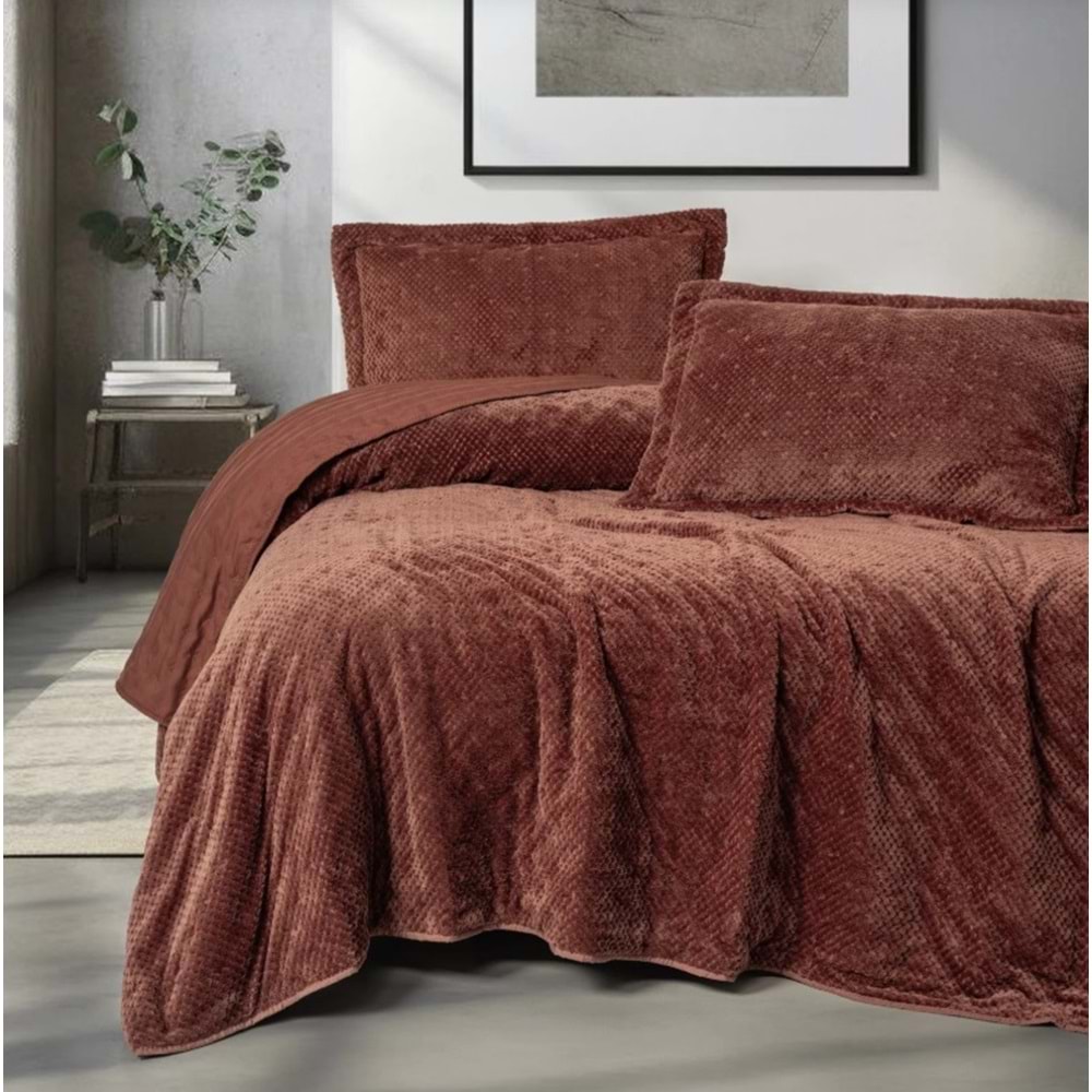 Cotton Box Softnest Boleta Kiremit Çift Kişilik Yatak Örtüsü