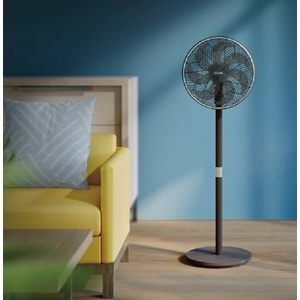 Philips Vantilatör 8 Pervaneli Siyah Wifili CX3550-01