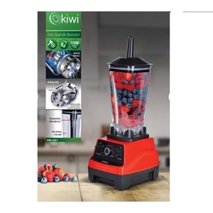 Kiwi Ksb-2251 2000W 6 Paslanmaz Çelik Bıçaklı Pro Standlı Blender