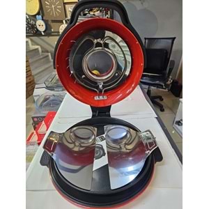 Lorenzo Pietra 12 in 1 Çok Amaçlı Pizza Makinesi Kırmızı LRZ-1119